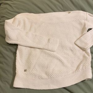 Wide neck sweater